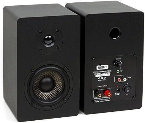 Micca PB42X 15W x 2 Powered Bookshelf Speakers (Pair) (Renewed) in Saudi Arabia