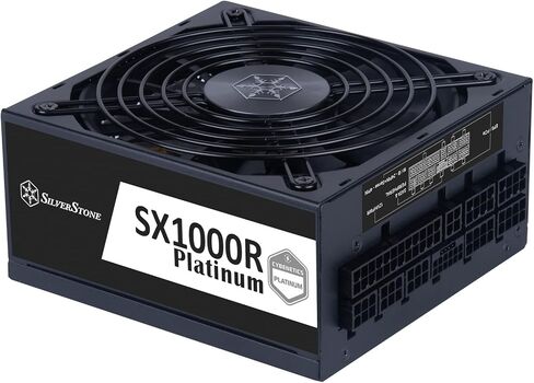 تقنية SilverStone SX1000R Platinum Cybenetics Platinum 1000W SFX12V 4.0 & PCIe 5.0 مصدر طاقة SFX-L معياري بالكامل، SST-SX1000R-PL in Saudi Arabia