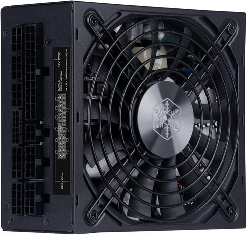 تقنية SilverStone SX1000R Platinum Cybenetics Platinum 1000W SFX12V 4.0 & PCIe 5.0 مصدر طاقة SFX-L معياري بالكامل، SST-SX1000R-PL in Saudi Arabia