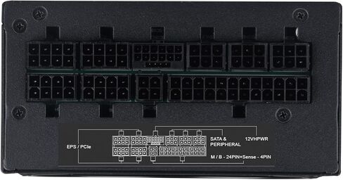 تقنية SilverStone SX1000R Platinum Cybenetics Platinum 1000W SFX12V 4.0 & PCIe 5.0 مصدر طاقة SFX-L معياري بالكامل، SST-SX1000R-PL in Saudi Arabia