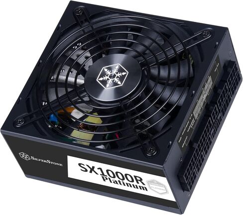 تقنية SilverStone SX1000R Platinum Cybenetics Platinum 1000W SFX12V 4.0 & PCIe 5.0 مصدر طاقة SFX-L معياري بالكامل، SST-SX1000R-PL in Saudi Arabia