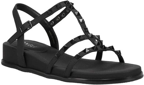 VANELi Womens Nelina Stud Demi Metallic Athletic Sandals Casual Low Heel 1-2" - Silver in Saudi Arabia