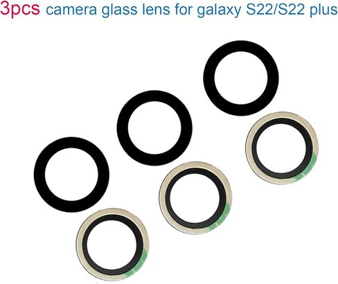 3pcs New Back Rear Camera Glass Lens Replacement for Samsung Galaxy S22 6.1 inch with Preinstalled Adhesive and Repair Tools Kit Set in Kuwait