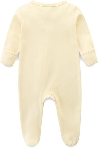 Unisex Baby Boy and Girl Zipper Onesie Solid Toddler Footie One-piece Infant Romper Jumpsuit in Saudi Arabia