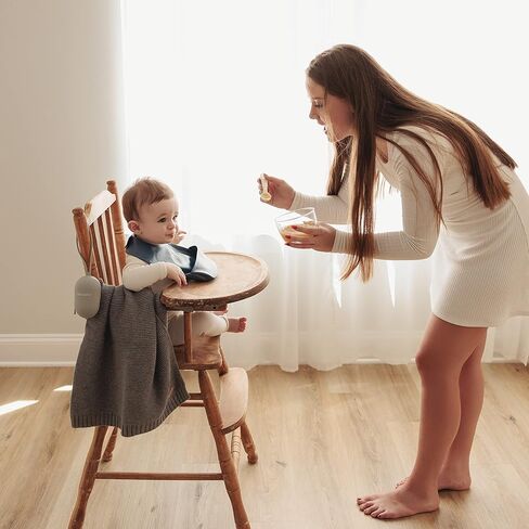 مجموعة Bleu La La من مرايل الأطفال المصنوعة من الجلد النباتي الناعمة الخالية من السيليكون مع جيب لإطعام اللعاب والأكل - سهلة التنظيف in Kuwait