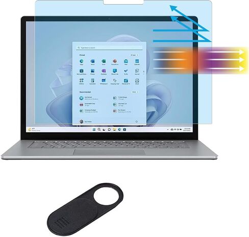 MUBUY-GOL Anti Blue Light Screen Protector for Microsoft Surface Laptop 7/Laptop 6/Laptop 5/Laptop 4/Laptop 3 (15 inch) Anti Glare Eyes Protection Screen Filter, Reduces Eyes Strain in Saudi Arabia