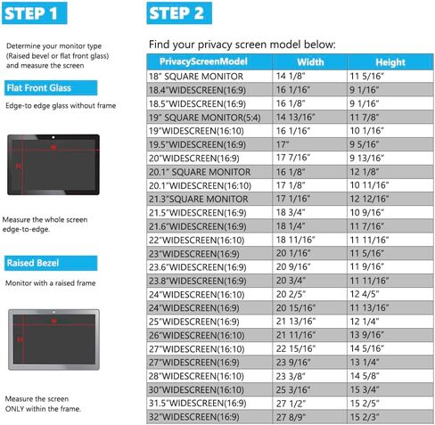 [2 Pack]Computer Privacy Screen Protector Filter 34" for Widescreen Computer Monitor Date Protection for Desktop Laptop Security Anti-Glare, Anti-Scratch, Blocks 96% UV (2, 34" Widescreen (21:9)) in Saudi Arabia