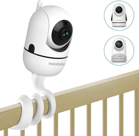 حامل شاشة HelloBaby لكاميرا مراقبة الأطفال HB65/HB66/HB6250/HB6550/HB6339، حامل ملتوي بدون أدوات أو تلف الجدار in Kuwait