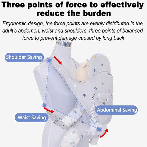 Baby Carrier Newborn to Toddler, 4-in-1 Baby Soft Baby Wrap Carrier for Newborn,Lightweight Baby Sling Carrier,Carrier Toddler Carrier Baby Wraps Carrier for Newborns and Older Babies（Grey） in Saudi Arabia