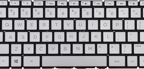 Replacement Keyboard Compatible with HP 14-CK 14-CD 14-CM 14-DG 14-DQ 14s-DQ 240 G7 245 G7 246 G7.Pavilion X360 14-CD 14-DH.Pavilion 14-CE with Backlit Sliver and US Layout in Saudi Arabia