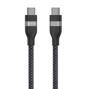 Anker USB C Cable, 240W 6 ft Upcycled-Braided USB C to USB C Cord, Type C Charger Fast Charging Cable for iPhone 15/15 Pro/15 Plus/15 Pro Max, MacBook Pro, iPad Pro, iPad Air 4, Galaxy S23, and More