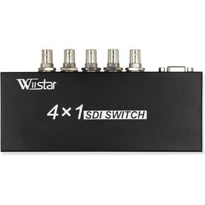 4x1 3Gb/s SDI Switcher with ReClock Technology, supports SD-SDI, HD-SDI and 3G-SDI up to 1320 Ft (4 inputs and 1 output)