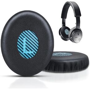 Ear Pads Replacement for Bose On-Ear 2 Headphones, GVOEARS Ear Cushion Pad for Bose OE2 / OE2i / SoundTrue On-Ear/SoundLink On-Ear Wireless Headphones, Durable & Longer Lasting (Black Pad)
