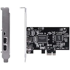 PCI-E PCI Express FireWire 1394a IEEE 1394 Controller Card with Firewire Cable
