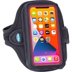 Phone Running Armband Stand Case for iPhone 15 Pro Max, 14/15 Plus, 11/12/13/14 Pro Max, 11/XR/XS Max and Galaxy Note/Plus/Ultra (Extra deep for Large Size Protection Shell) - Black