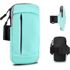 Phone Holder for Running Armband Cell Phone Holder iPhone 15 14 13 12 11 Pro Max Xs Xr X 8 7 Plus SE Mini Galaxy S24 Ultra Note 20 Carrier Bag Pouch,Walking Gym Exercise Workout Sport Arm Band Sleeve