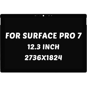 استبدال لشاشة Microsoft Surface Pro 7 1866 LCD لشاشة Surface Pro 7 2019 عرض LP123WQ1 LP123WQ2 محول رقمي C02XR7Y9JG5H 2736x1824 12.3 بوصة LED مجموعة محول رقمي لشاشة تعمل باللمس in Kuwait
