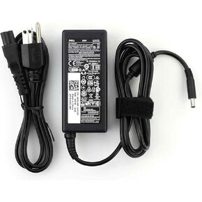 Dell Inspiron Laptop Charger Genuine 65W watt 4.5mm tip AC Power Adapter for Inspiron 13 14 15 3000 5000 7000 Series 5558 5755 3147 7348-2in1 5555 5559 0G6j41 0MGJN with Power Cord