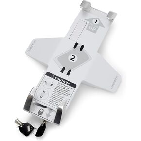 Ergotron – Lockable Tablet Mount – for Notebook and Tablet Screens up to 13 Inches – Add-on for VESA Monitor Arms