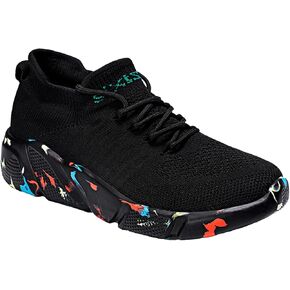 Orthopedic Walking Platform Sneakers, Breathable Soft Shoes Mesh Casual Slip On Lightweight Arch Support Shoes