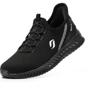 STQ Slip Ins Womens Slip On Sneakers Hands Free Orthopedic Walking Maternity Shoes for Plantar Fasciitis Relief