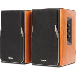 Edifier R1380DB Active Bluetooth Bookshelf Speakers - Optical/Coaxial Input - 2.0 Wireless Studio Monitor Speaker - 42W RMS (black)