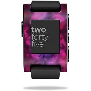 MightySkins Skin Compatible with Pebble Smart Watch – Star Power | Protective, Durable, and Unique Vinyl Decal wrap Cover | Easy to Apply, Remove, and Change Styles | Made in The USA