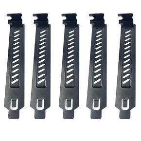 10PCS PCI Slot Covers,Dust Filter Bracket Expansion Blanking Plate for Computer Cases (Silver)