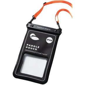 Paddle North Paddle Pouch: Waterproof Floating Phone Pouch and Small Item Dry-Bag with Removable Hi-Vis Lanyard -For iPhone 15 14 13 12 Pro Max, IPX8 Cellphone Dry Bag Beach Cruise Ship Essentials