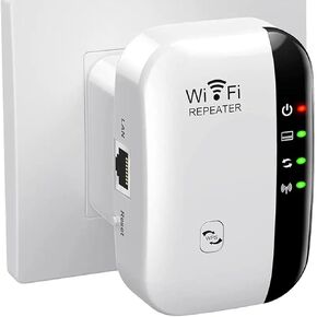 2024 WiFi Extender Signal Booster for Home, Internet Extender Wifi Booster, Long Range WiFi Repeater Up to 5000 sq.ft Coverage, Easy Set Up WiFi Range Extender Booster with Ethernet Port