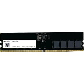 Mushkin 16GB Essentials DDR5 PC5-38400 4800MHz CL-40 Desktop DRAM UDIMM Memory Kit Model MES5U480FD16G