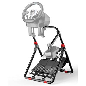 Steering Wheel Stand Foldable for Logitech G923 G29 G920 G27 G25 for Thrustmaster T300RS/T300GT/ T500RS/GT500 /TGT/TS T248X T248 T300 T458 TX Foldable Tilt-Adjustable Racing wheel Stand PS4 PS5 PC