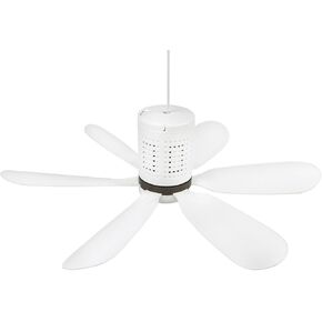 Portable USB Ceiling Canopy Fan Small Mini Ceiling Fan 6 blade Quiet DC USB Hanging Fan for Camping Bed Dormitory RV Tent Home Room