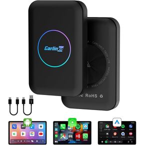 CarlinKit CarPlay Ai Box Android 10.0 System Only for Wired CarPlay/Wired Android Auto Touch Screen Cars, Support Netflix YouTube Google Play, Wired to Wireless CarPlay Android Auto 4core 2+32G