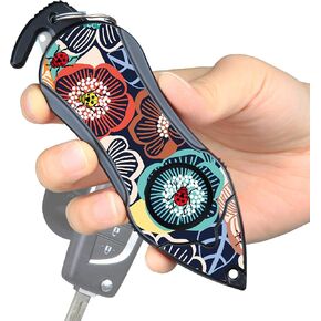Stinger Personal Alarm Keychain Emergency Tool Safety Alarm Siren Seat Belt Cutter Glass Breaker Women Men Kid Design in USA
