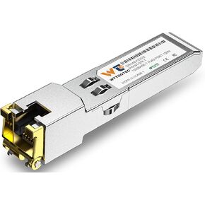 1000BASE-T SFP Transceiver, 1.25G SFP to RJ45, Copper SFP to Ethernet Module for Cisco SFP-GE-T, Meraki, Fortinet, Ubiquiti UniFi UF-RJ45-1G, D-Link, Supermicro, Netgear, TP-Link and More