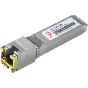 10GBase-T SFP+ to RJ45 Transceiver, 10G Copper SFP+ to Ethernet Module, Up to 30m, Plug and Play, Compatible with Cisco, Meraki, Ubiquiti, Fortinet, Mikrotik, Netgear, TP-Link and More