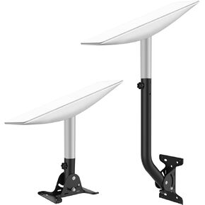 Universal-Fit Starlink Mounting Kit, 2 Pack Flexible Starlink Wall Roof Mount for Starlink Internet Kit Satellite, with Starlink Mount Adapter, Compatible with V2 Starlink, Fits with RV&Boat