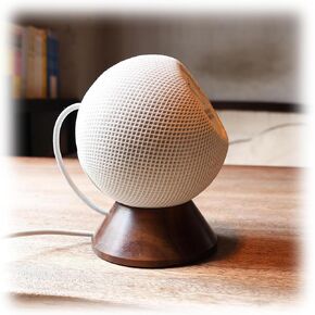 Black Walnut Stand for Apple HomePod Mini,Built-in Cable Management,Desktop Holder Mount for homepod Mini. (HomePod Mini)