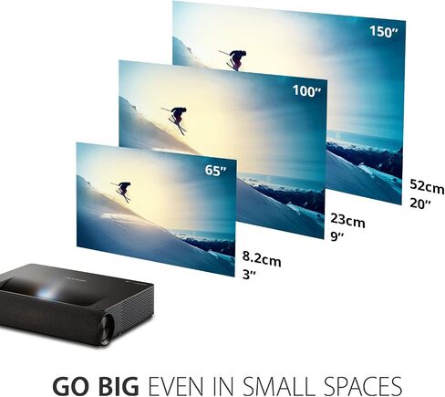ViewSonic X2000B-4K Ultra Short Throw 4K UHD Laser Projector with 2000 Lumens, Wi-Fi Connectivity, Cinematic Colors, Dolby and DTS Soundtracks Support for Home Theater in Saudi Arabia