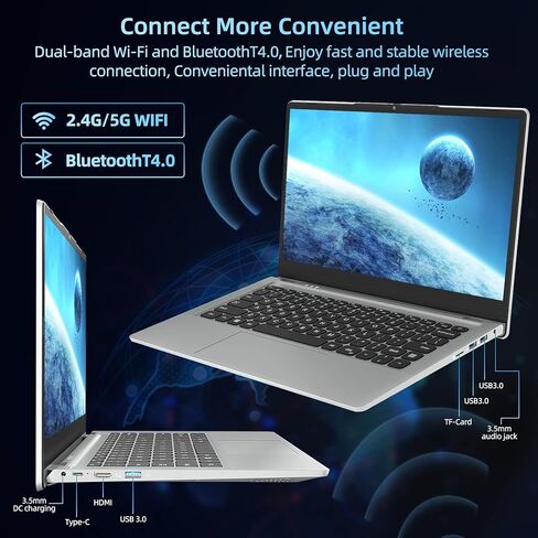 كمبيوتر محمول Jumper، ذاكرة الوصول العشوائي LPDDR4X سعة 24 جيجابايت، محرك أقراص NVMe SSD سعة 1024 جيجابايت، وحدة المعالجة المركزية Core i5 بسرعة 3.6 جيجا هرتز، شاشة FHD IPS مقاس 14 بوصة، كمبيوتر محمول مع 4 مكبرات صوت ستيريو، 51300 ميجاوات في الساعة، USB3. in Saudi Arabia
