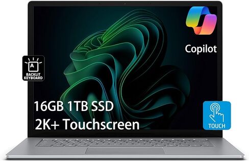 Microsoft Surface Laptop 4 Business Laptop (15" 2K+ Touchscreen, Intel Core i7-1185G7, 16GB RAM, 1TB SSD), 15.6-Hr Battery Life, Backlit Keyboard, Wi-Fi 6, Webcam, Win 11 Pro, Platinum Silver in Saudi Arabia