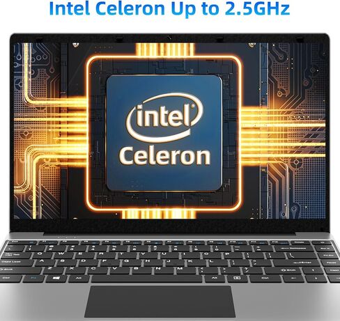 كمبيوتر محمول 14 بوصة، وحدة المعالجة المركزية سيليرون J4105 رباعية النواة، 256 جيجابايت SSD 12 جيجابايت رام، كمبيوتر خفيف الوزن مع شاشة FHD 1080P، 2.4G+5G WiFi، BT4.0، مكبرات صوت مزدوجة، بطارية 35.52WH، HDMI، أجهزة الكمبيوتر المحمولة Windows 11، 16:9، رما in Kuwait
