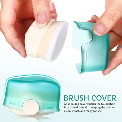 Abaodam Sunscreen Applicator for Kids Brush Set Sun Lotion Applicator Sun Cream Brush With Cover in Saudi Arabia
