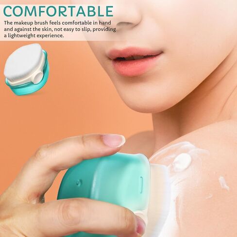 Abaodam Sunscreen Applicator for Kids Brush Set Sun Lotion Applicator Sun Cream Brush With Cover in Saudi Arabia