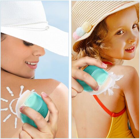 Abaodam Sunscreen Applicator for Kids Brush Set Sun Lotion Applicator Sun Cream Brush With Cover in Saudi Arabia