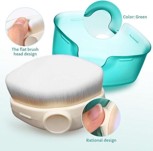 Abaodam Sunscreen Applicator for Kids Brush Set Sun Lotion Applicator Sun Cream Brush With Cover in Saudi Arabia