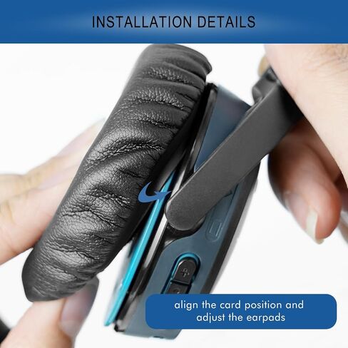 استبدال وسائد الأذن لسماعات الرأس Bose On-Ear 2، وسادة وسادة الأذن GVOEARS لسماعات Bose OE2 / OE2i / SoundTrue On-Ear/SoundLink على الأذن اللاسلكية، متينة وتدوم لفترة أطول (وسادة سوداء) in Saudi Arabia