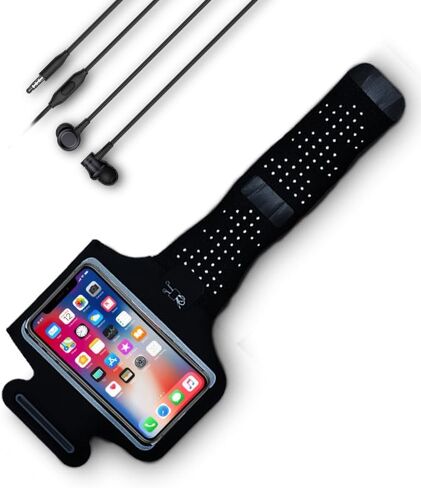 حامل حزام ذراع للهاتف الخلوي مقاوم للماء لهاتف iPhone، حزام قابل للتعديل in Kuwait
