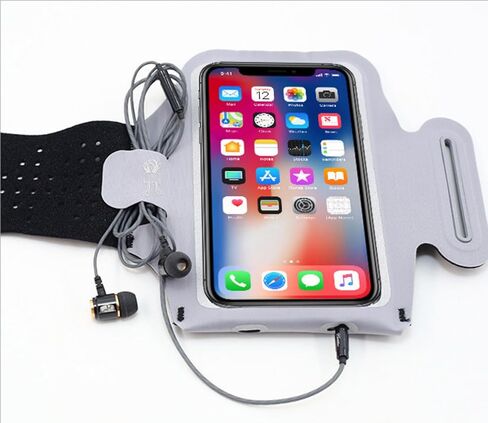 حامل حزام ذراع للهاتف الخلوي مقاوم للماء لهاتف iPhone، حزام قابل للتعديل in Kuwait